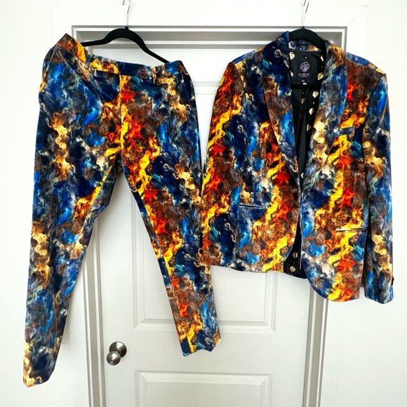 Twisted Tailor | Bright Lights Late Nights 2 Piece Suit - Picture 1 of 6